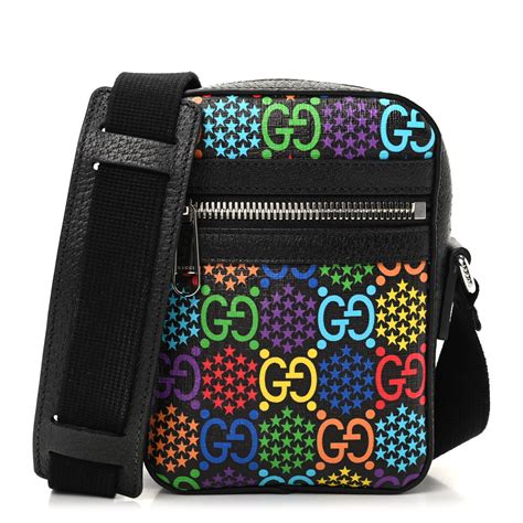 GUCCI GG Supreme Monogram Psychedelic Messenger Bag